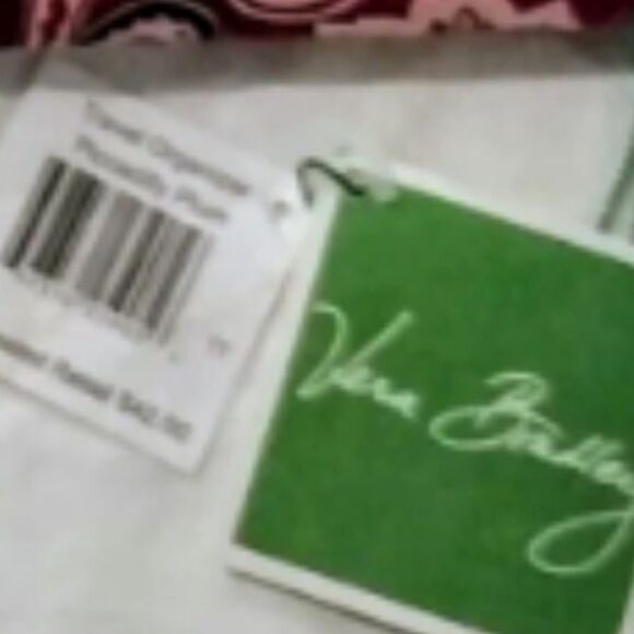 Vera Bradley Travel Organizer/Wallet in Piccadilly Plum Pattern (Fall 2005) - Picture 5 of 5